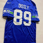 Seattle Seahawks Royal Throwback Nike NFL Game Jersey - Will Dissly #89 - Mens