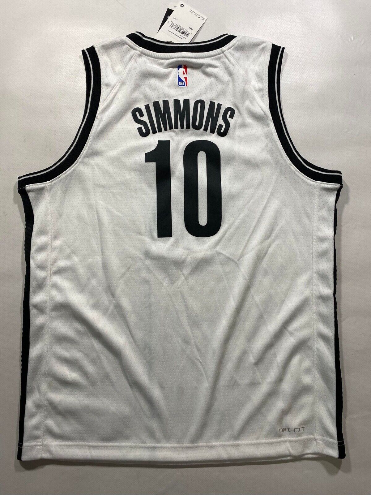 Brooklyn Nets #10 Ben Simmons Nike Association NBA Jersey - Youth Large - American Sports Jerseys