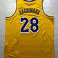 Los Angeles Lakers #28 Rui Hachimura Nike NBA Icon Jersey - Mens XL - American Sports Jerseys