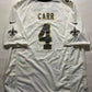 New Orleans Saints Road Nike NFL Game Jersey - Derek Carr #4 - Mens Large