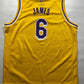 Los Angeles Lakers #6 LeBron James Nike NBA Icon Jersey - Youth XL - American Sports Jerseys