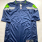 Seattle Seahawks NFL Jersey (M) Mens Nike Game Top Navy - Wilson.