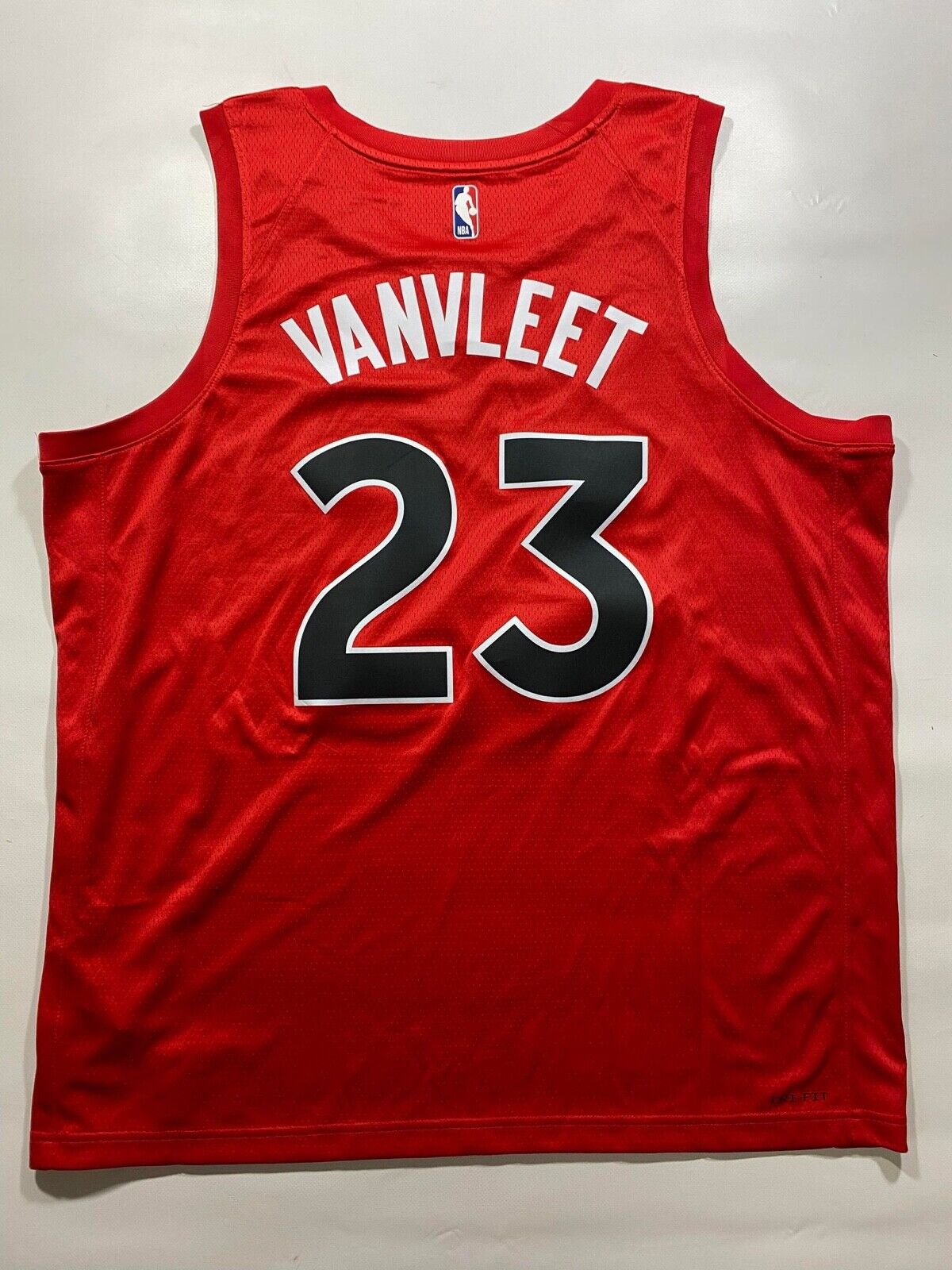 Toronto Raptors #23 Fred VanVleet Nike NBA Icon Jersey - Mens XXL - American Sports Jerseys