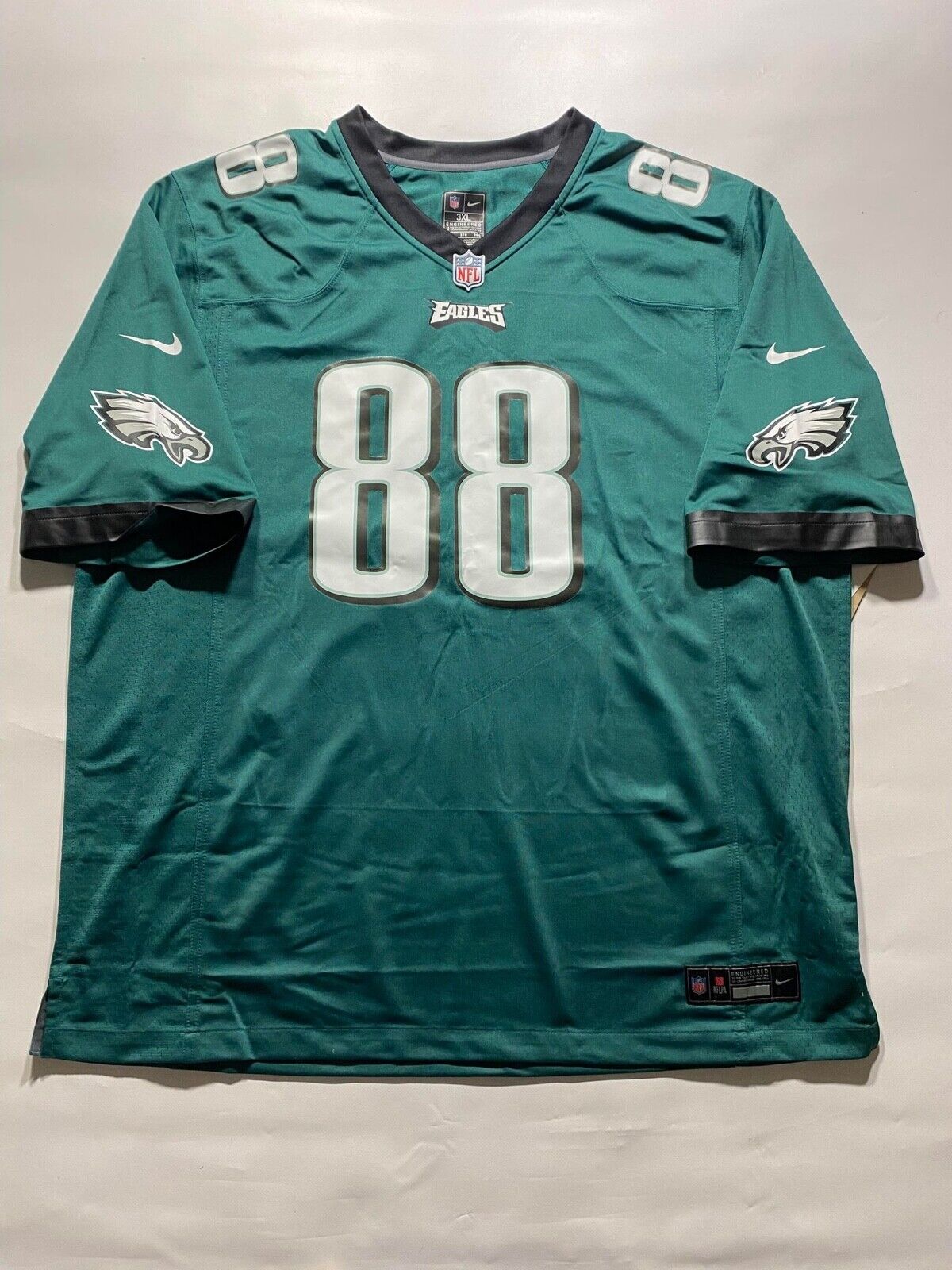 Philadelphia Eagles #88 Dallas Goedert Nike NFL Game Jersey - Mens 3XL - American Sports Jerseys