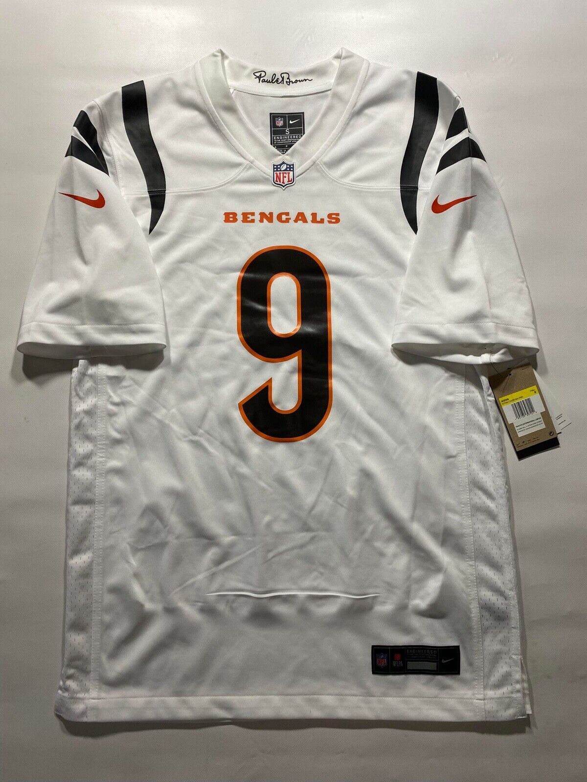 Cincinnati Bengals #9 Joe Burrow Nike Game Jersey - Mens Small - American Sports Jerseys