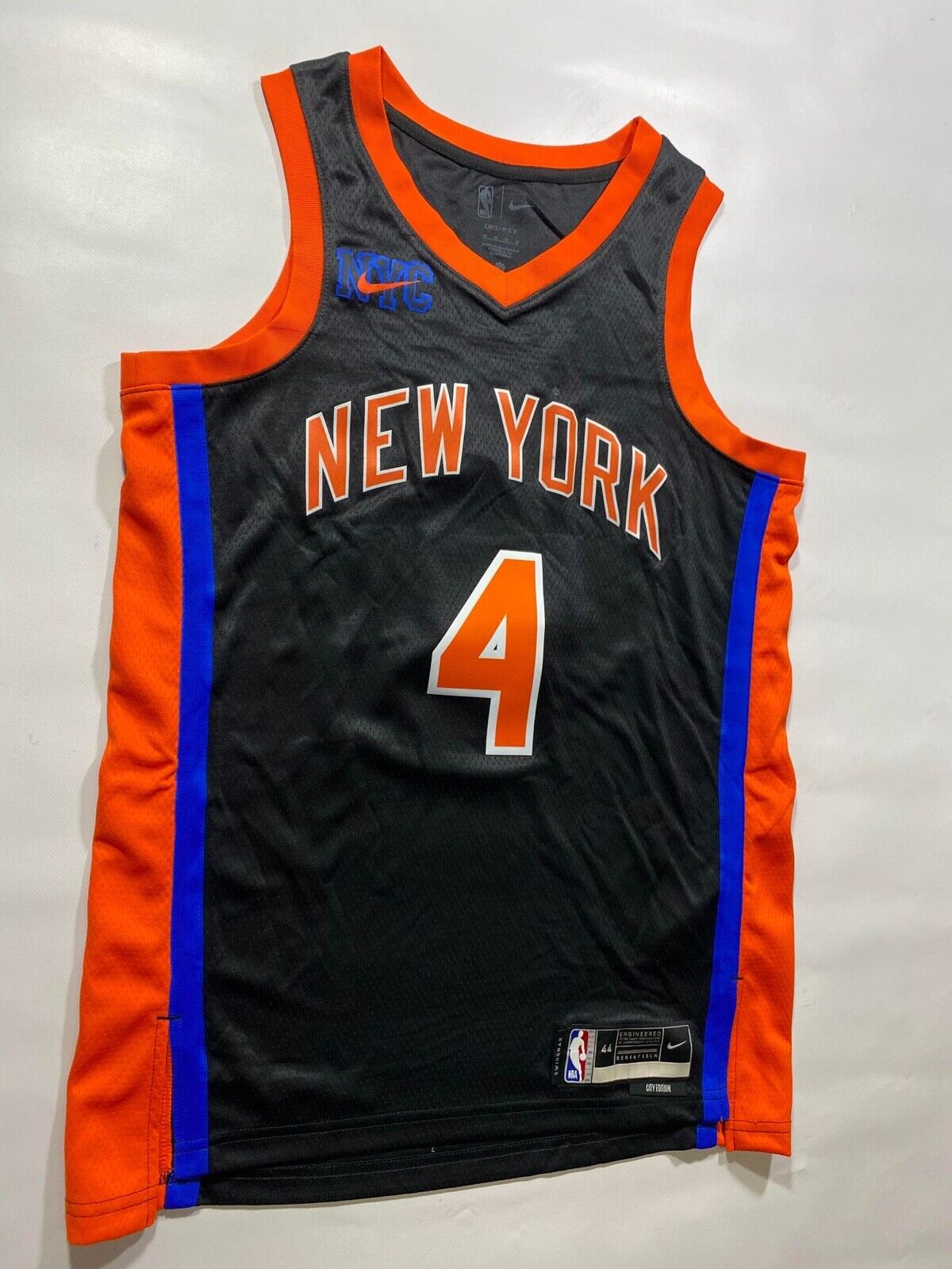 New York Knicks #4 Derrick Rose Nike NBA City Jersey - Mens Medium - American Sports Jerseys