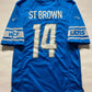 Detroit Lions #14 Amon-Ra St. Brown Nike Game Jersey - Mens Small - American Sports Jerseys