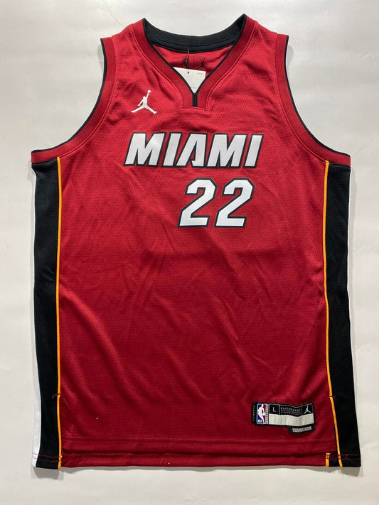 Miami Heat #22 Jimmy Butler Nike NBA Statement Jersey - Youth Large