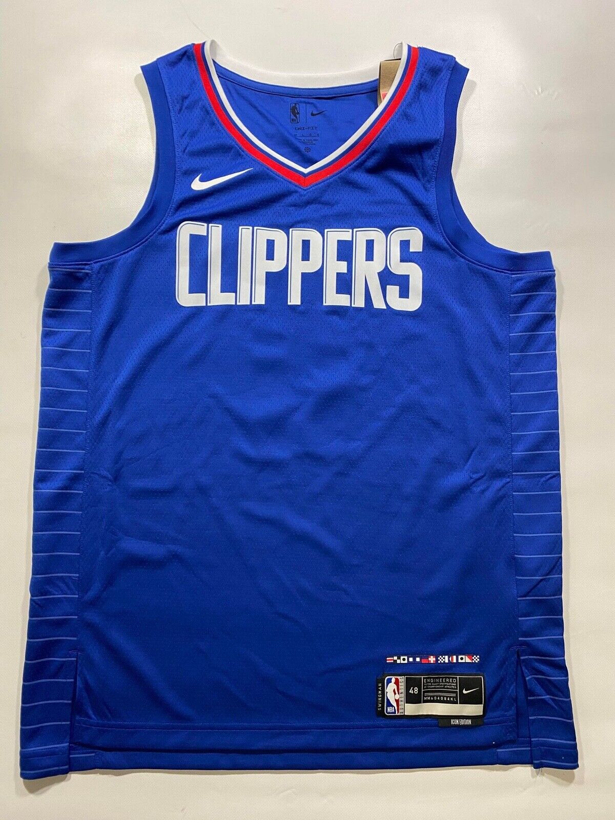 Los Angeles Clippers #0 Russell Westbrook Nike NBA Icon Jersey - Mens Large - American Sports Jerseys