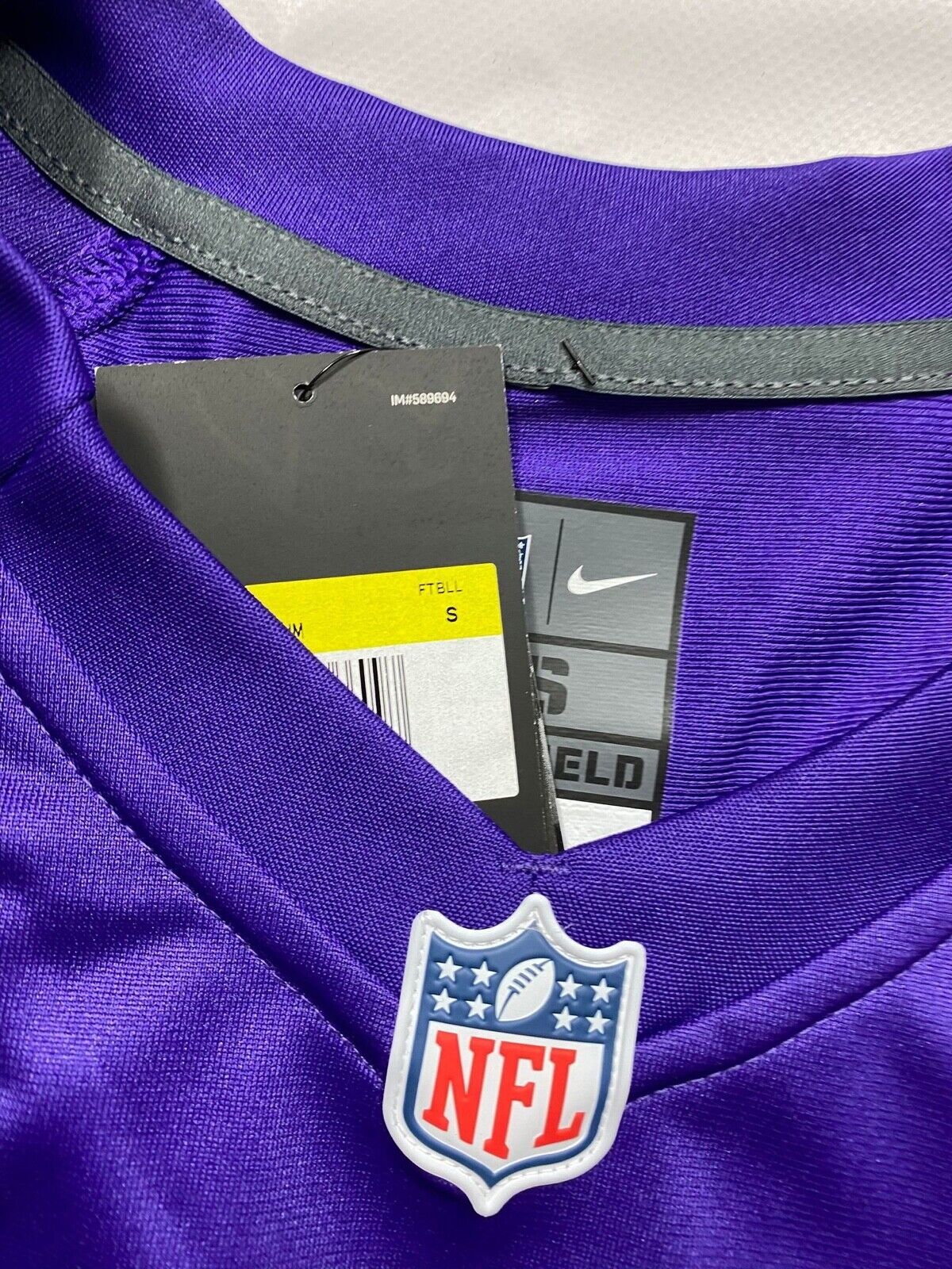 Minnesota Vikings #18 Justin Jefferson Nike NFL Game Jersey - Mens Small - American Sports Jerseys