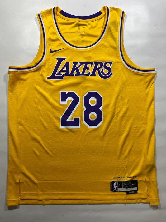 Los Angeles Lakers #28 Rui Hachimura Nike NBA Icon Jersey - Mens XL - American Sports Jerseys