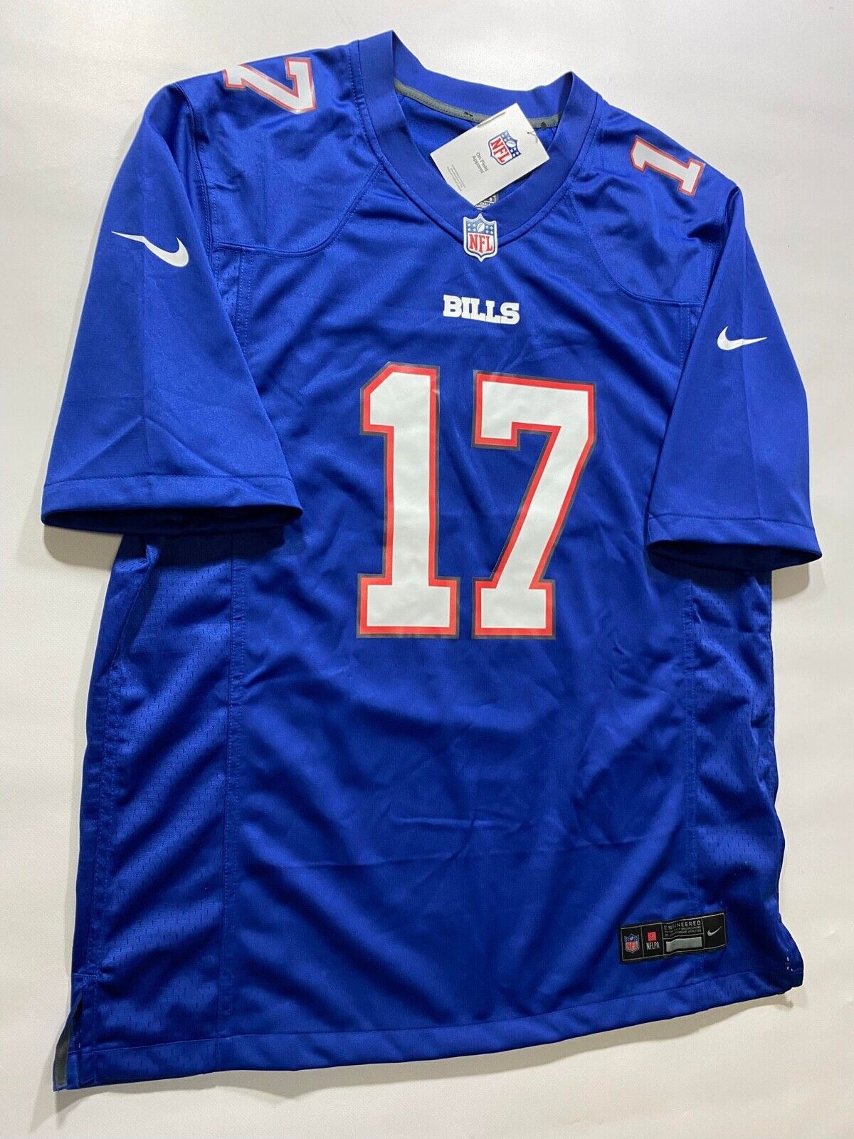 Buffalo Bills Alternate Nike NFL Game Jersey - Josh Allen #17 - Mens Large