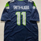 Seattle Seahawks #11 Jaxon Smith-Njigba Throwback Nike Game Jersey - Mens Medium - American Sports Jerseys