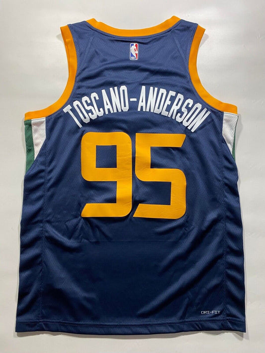 Utah Jazz Juan Toscano-Anderson #95 Nike Icon NBA Jersey - Men's Medium