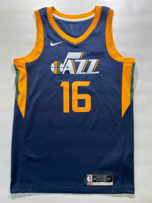 Utah Jazz #16 Simone Fontecchio Nike NBA Icon Jersey - Mens Small