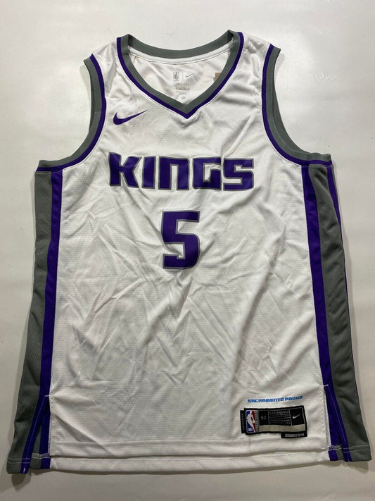 Sacramento Kings #5 De'Aaron Fox Nike NBA Association Jersey - Mens XL - American Sports Jerseys