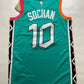 San Antonio Spurs #10 Jeremy Sochan Nike NBA City Jersey - Mens Small - American Sports Jerseys