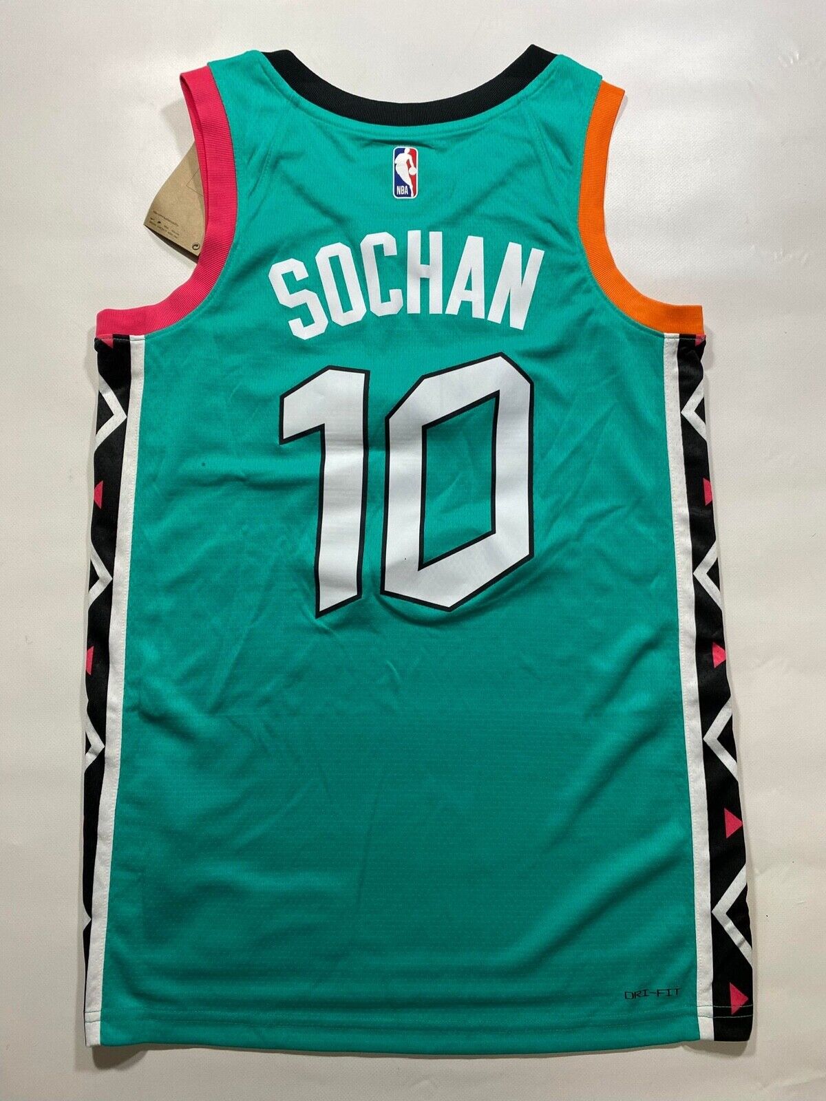 San Antonio Spurs #10 Jeremy Sochan Nike NBA City Jersey - Mens Small - American Sports Jerseys