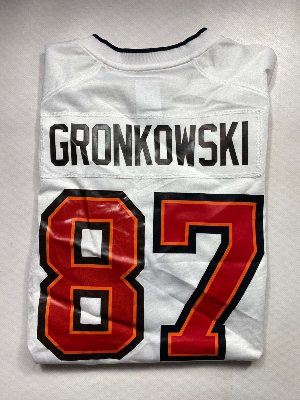 Tampa Bay Buccaneers #87 Rob Gronkowski Nike NFL Game Jersey - Mens Medium - American Sports Jerseys