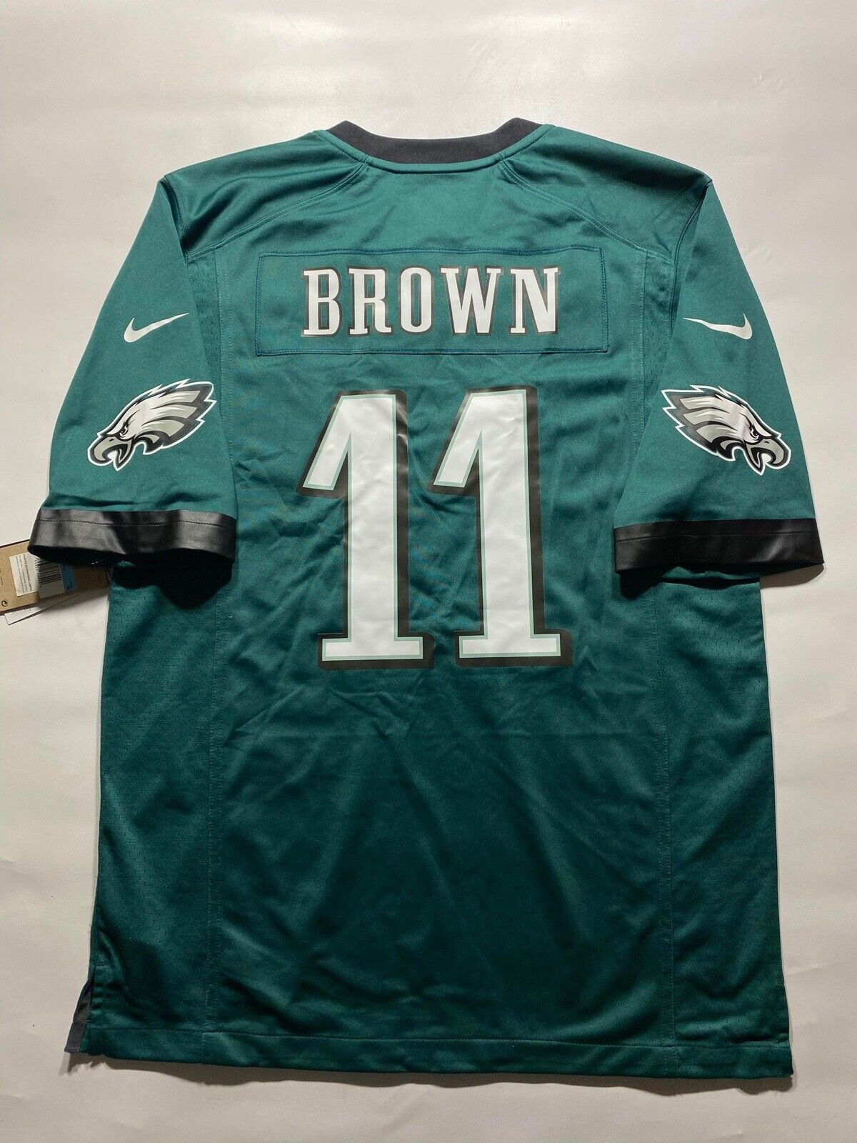 Philadelphia Eagles #11 AJ Brown Nike NFL Game Jersey - Mens Medium - American Sports Jerseys