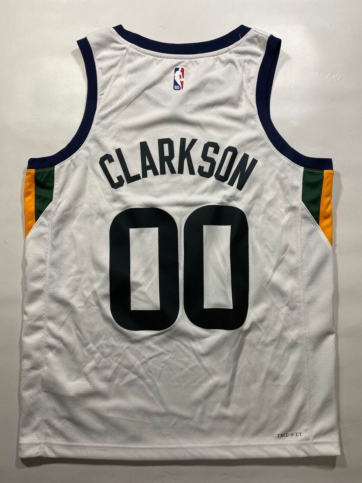 Utah Jazz #00 Jordan Clarkson Nike NBA Association Jersey - Mens Large - American Sports Jerseys