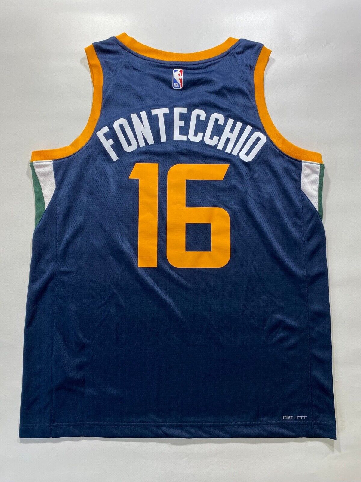 Utah Jazz #16 Simone Fontecchio Nike NBA Icon Jersey - Mens Large