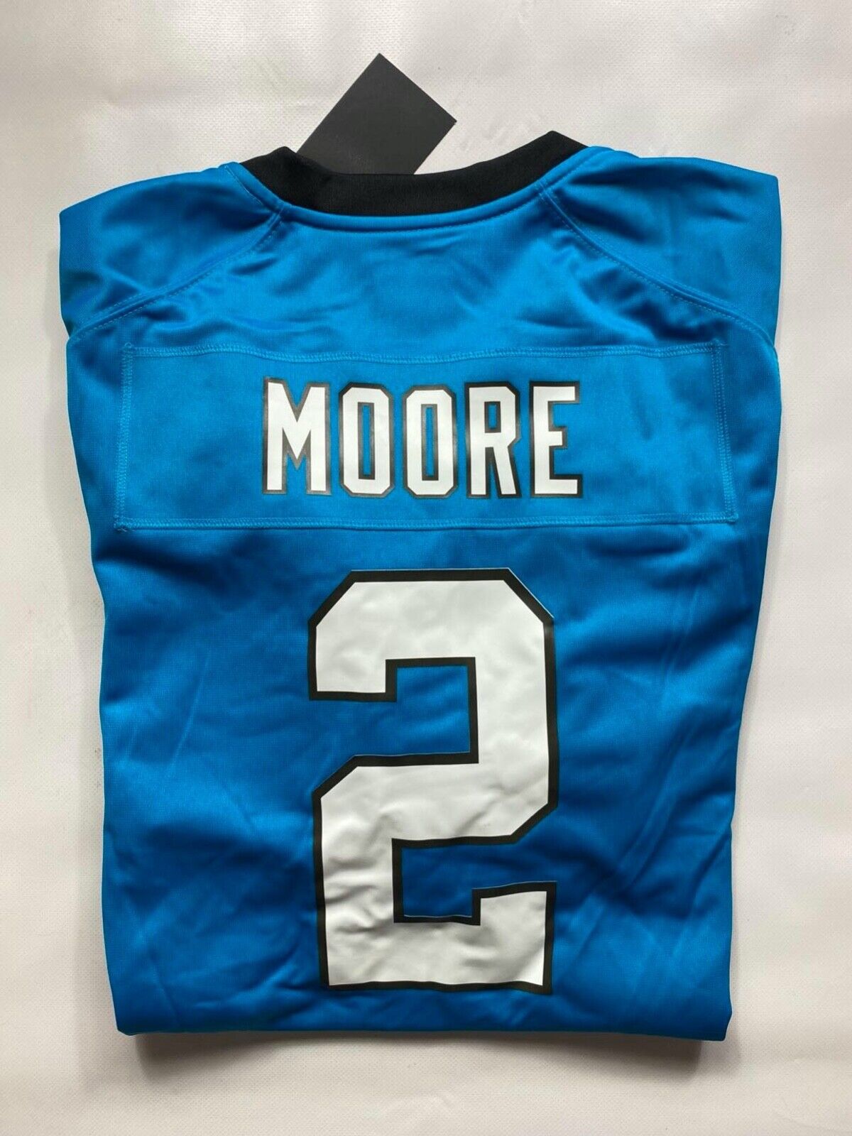 Carolina Panthers #2 D.J. Moore Nike NFL Game Jersey - Mens Large - American Sports Jerseys