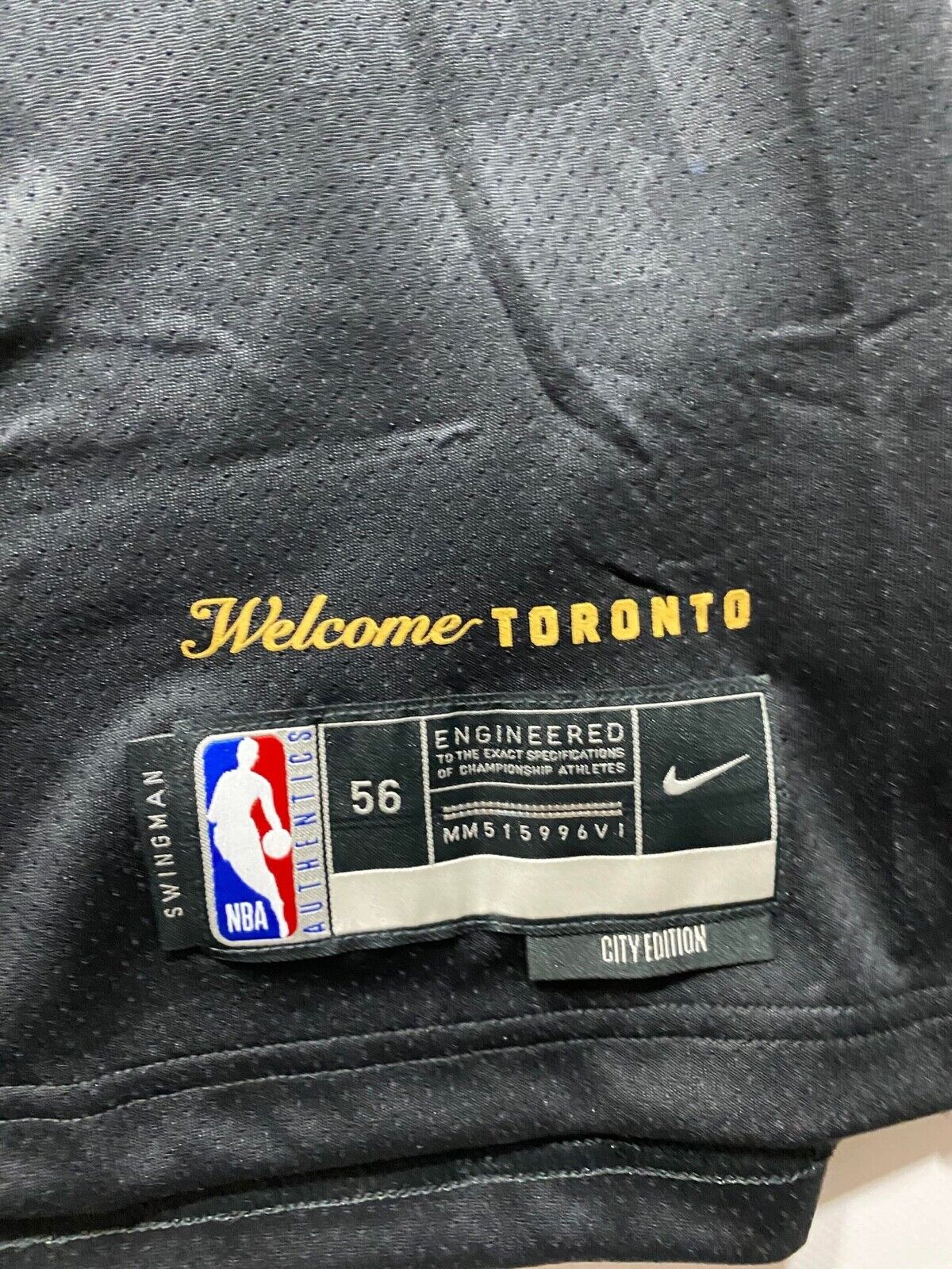 Toronto Raptors Nike NBA City Edition Jersey - Dennis Schröder #17 - Mens XXL