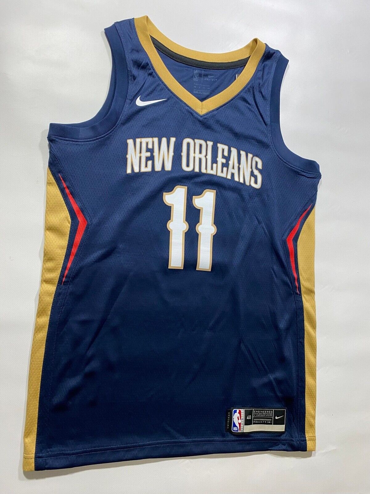 New Orleans Pelicans #11 Dyson Daniels Nike NBA Icon Jersey - Mens Medium - American Sports Jerseys