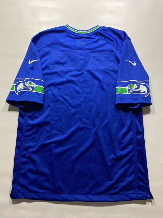 Seattle Seahawks Royal Throwback Nike NFL Game Jersey - #11 - Mens