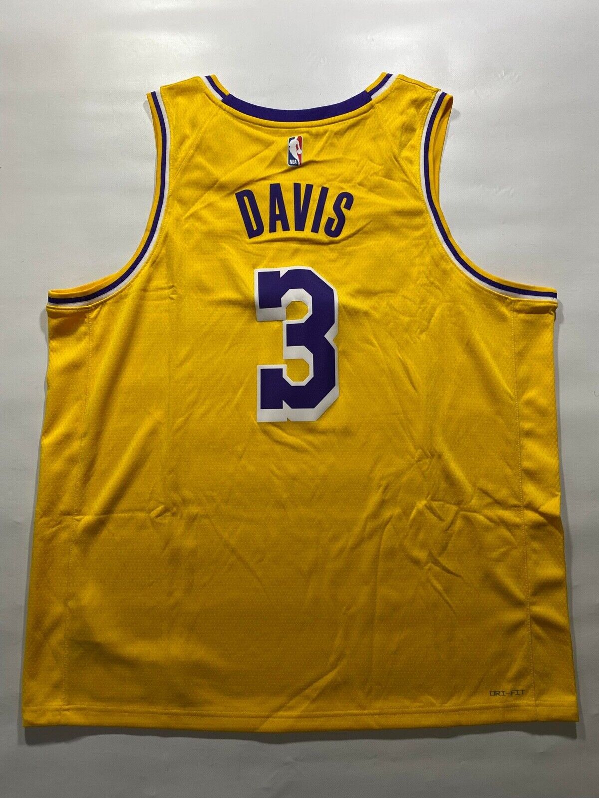 Los Angeles Lakers #3 Anthony Davis Nike NBA Icon Jersey - Mens XXL