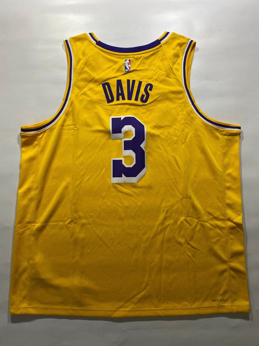 Los Angeles Lakers #3 Anthony Davis Nike NBA Icon Jersey - Mens XXL