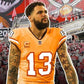 Tampa Bay Buccaneers #13 Mike Evans Nike NFL Throwback Jersey - Mens Medium - American Sports Jerseys