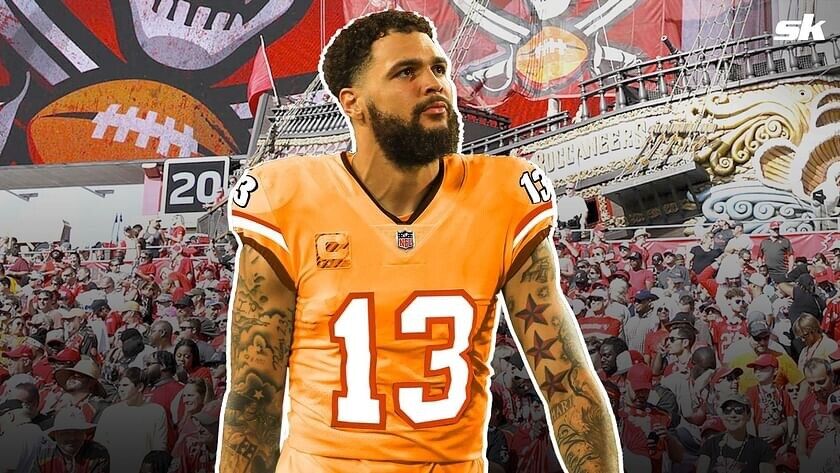 Tampa Bay Buccaneers #13 Mike Evans Nike NFL Throwback Jersey - Mens Medium - American Sports Jerseys