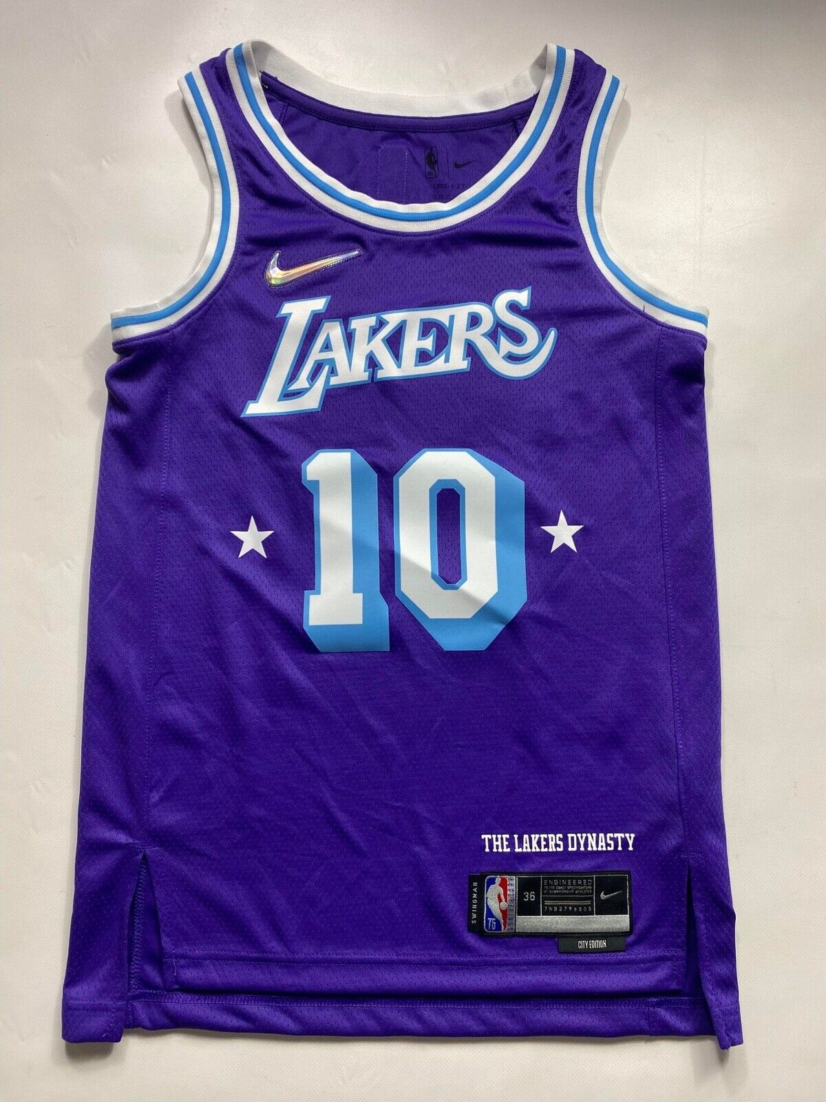 Los Angeles Lakers Nike NBA City Jersey - Mens XS - American Sports Jerseys