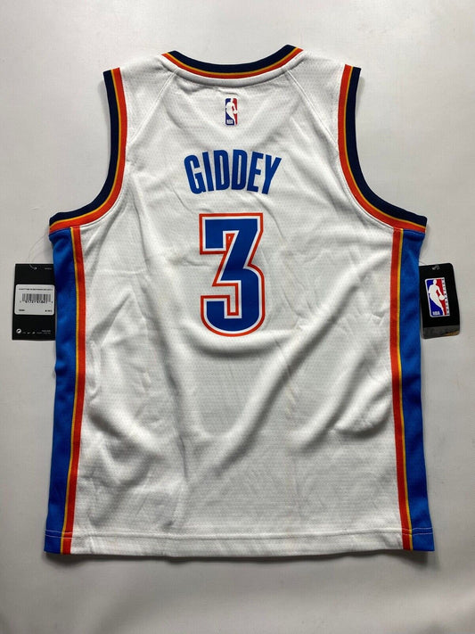 Oklahoma City Thunder #3 Josh Giddey Nike NBA Association Jersey - Youth Medium - American Sports Jerseys