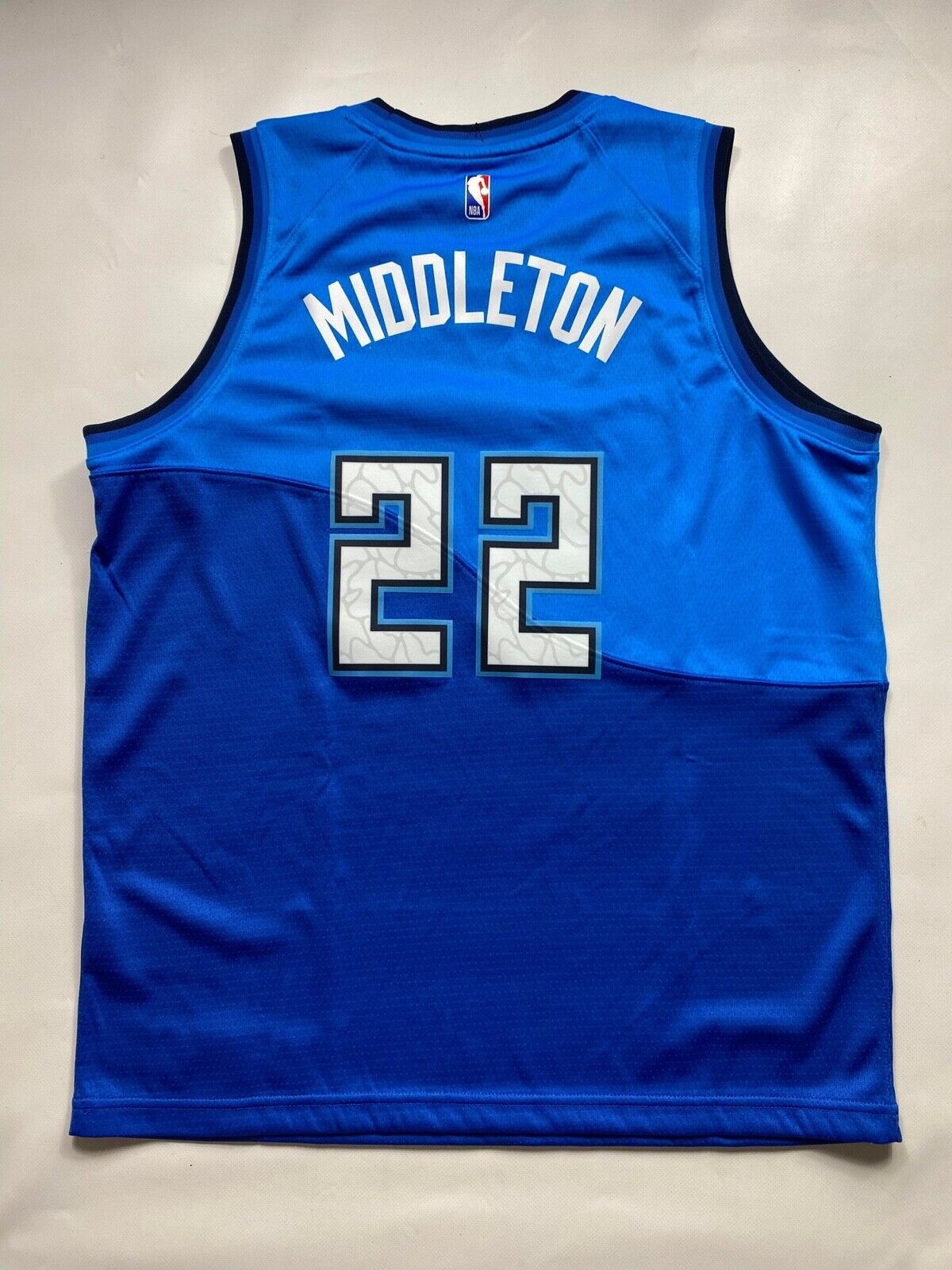 Milwaukee Bucks #22 Khris Middleton Nike NBA City Jersey - Youth XL - American Sports Jerseys