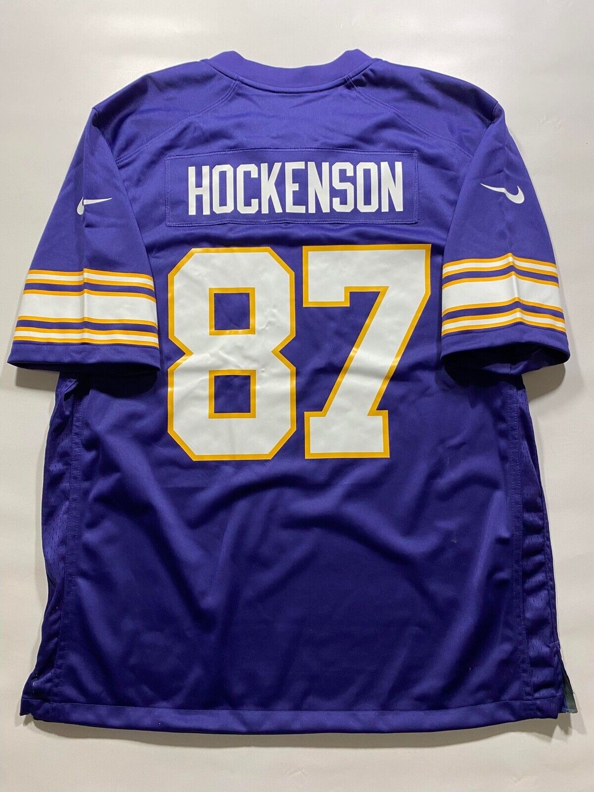 Minnesota Vikings Secondary Nike NFL Game Jersey - TJ Hockenson #87 - Mens Large