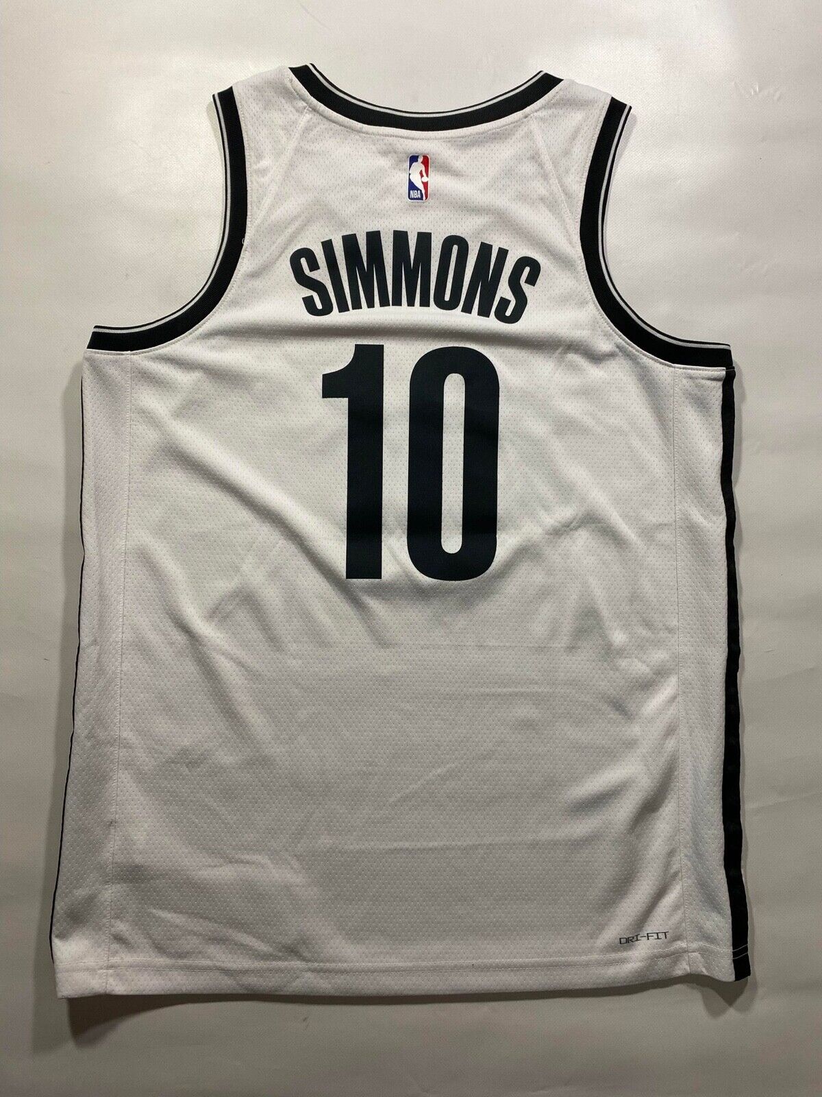 Brooklyn Nets #10 Ben Simmons Nike Association NBA Jersey - Mens Large - American Sports Jerseys