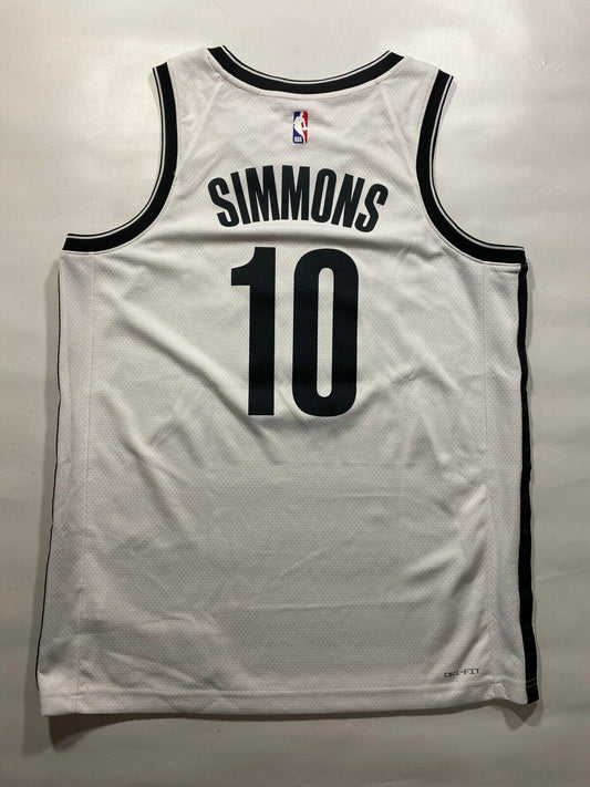 Brooklyn Nets #10 Ben Simmons Nike Association NBA Jersey - Mens Large - American Sports Jerseys