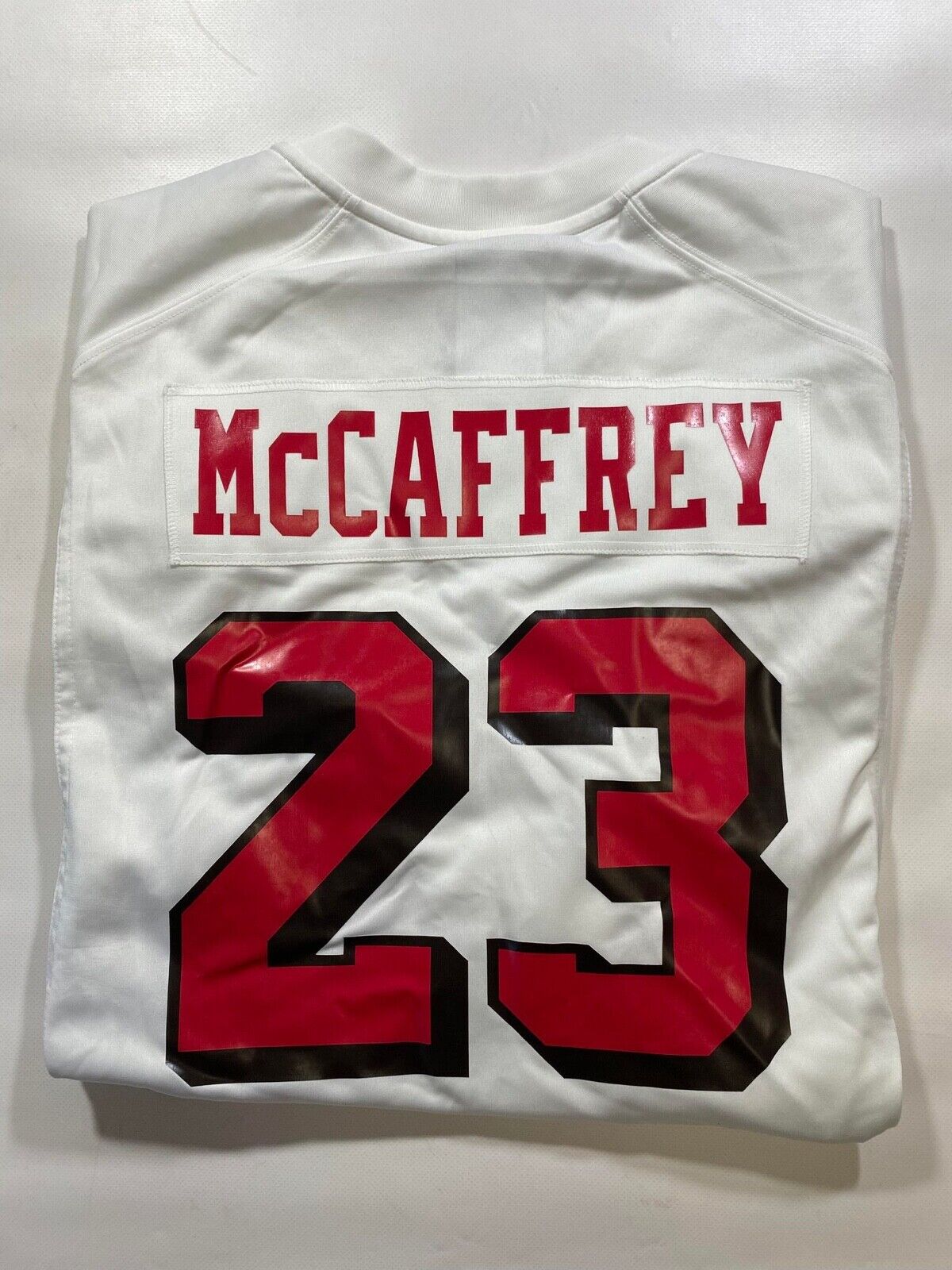 San Francisco 49ers Secondary Nike NFL Game Jersey - McCaffrey #23 - Mens Large