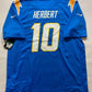 Los Angeles Chargers Home Nike NFL Game Jersey - Justin Herbert #10 - Mens XL