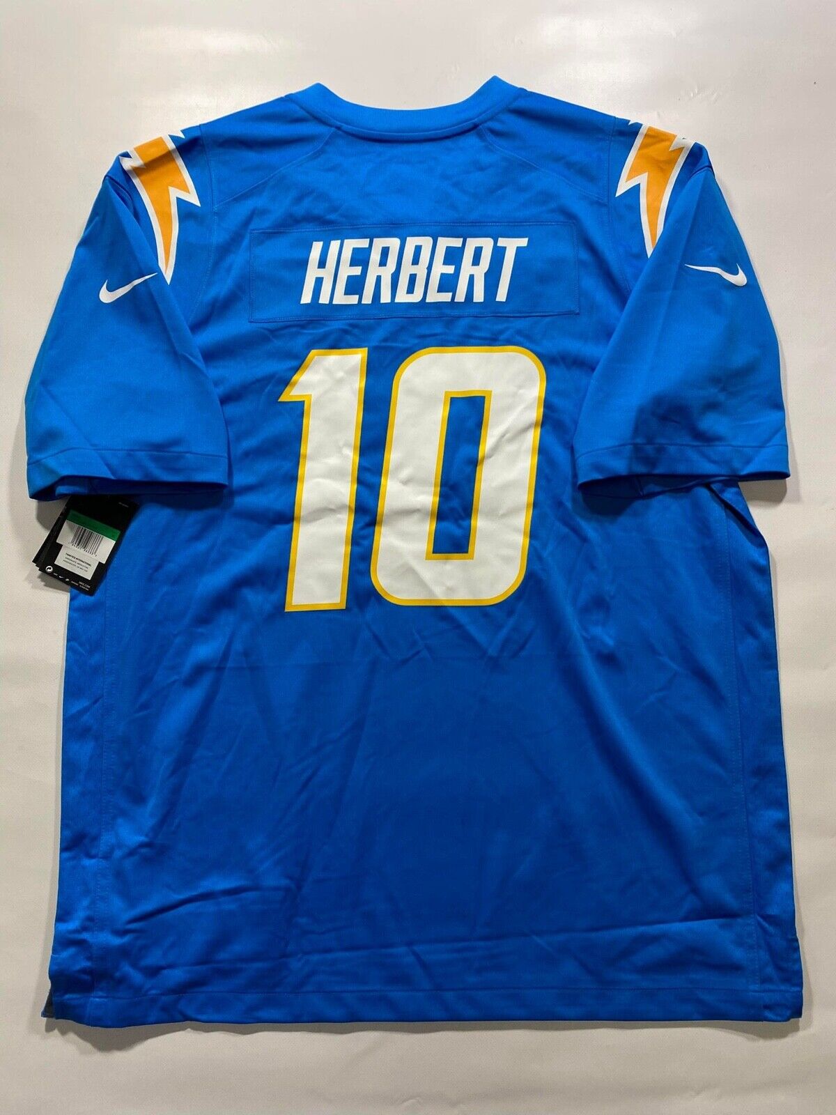 Los Angeles Chargers Home Nike NFL Game Jersey - Justin Herbert #10 - Mens XL