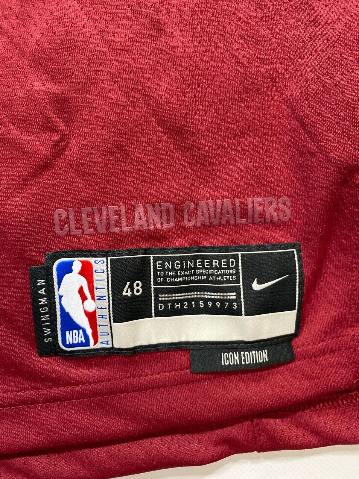 Cleveland Cavaliers Nike Icon NBA Jersey - Mens Large - American Sports Jerseys