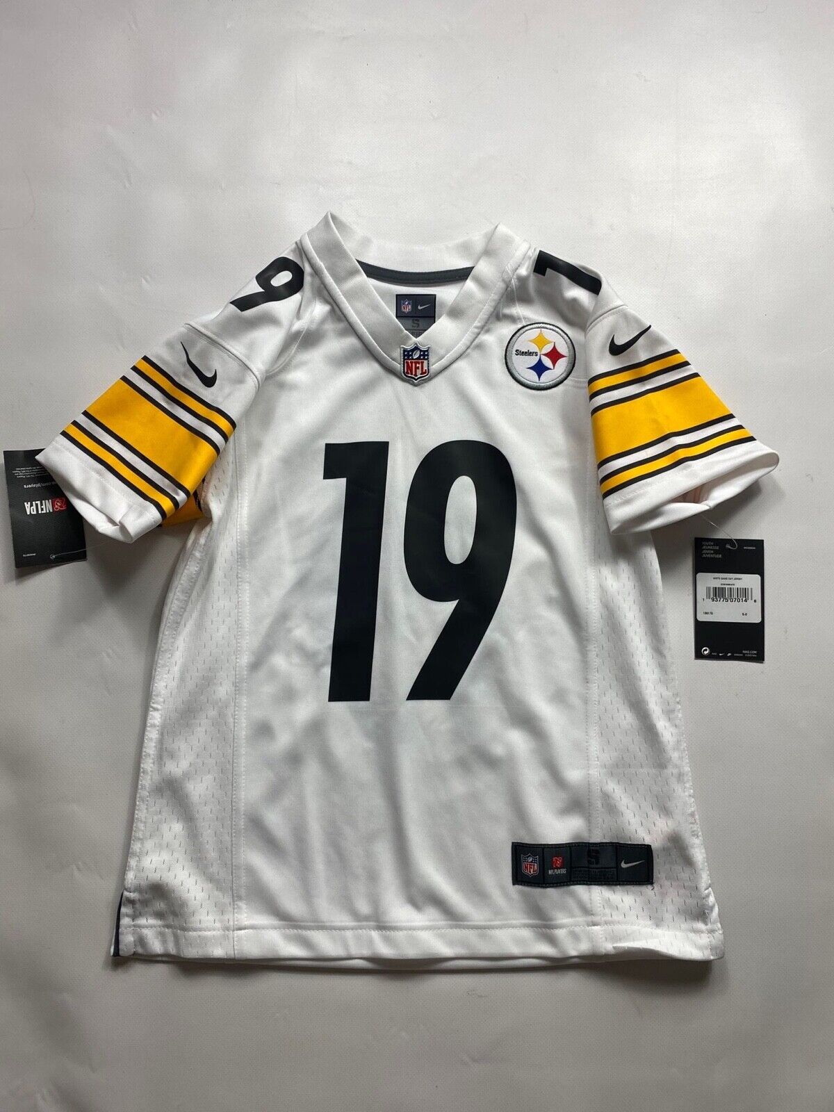 Pittsburgh Steelers #19 Ju Ju Smith-Schuster Nike NFL Game Jersey - Youth Small - American Sports Jerseys