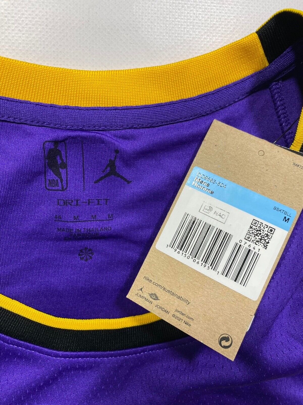 Los Angeles Lakers #28 Rui Hachimura Nike NBA Statement Jersey - Mens Medium