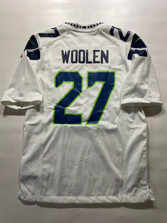 Seattle Seahawks #27 Tariq Woolen Nike NFL Game Jersey - Mens Small - American Sports Jerseys