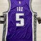 Sacramento Kings #5 De'Aaron Fox Nike NBA Icon Jersey - Youth Small - American Sports Jerseys