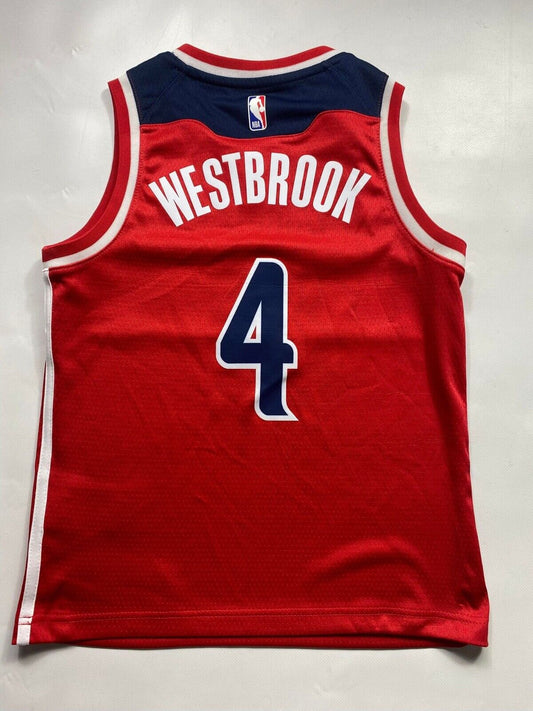 Washington Wizards #4 Russell Westbrook Nike NBA Icon Jersey - Youth Small - American Sports Jerseys