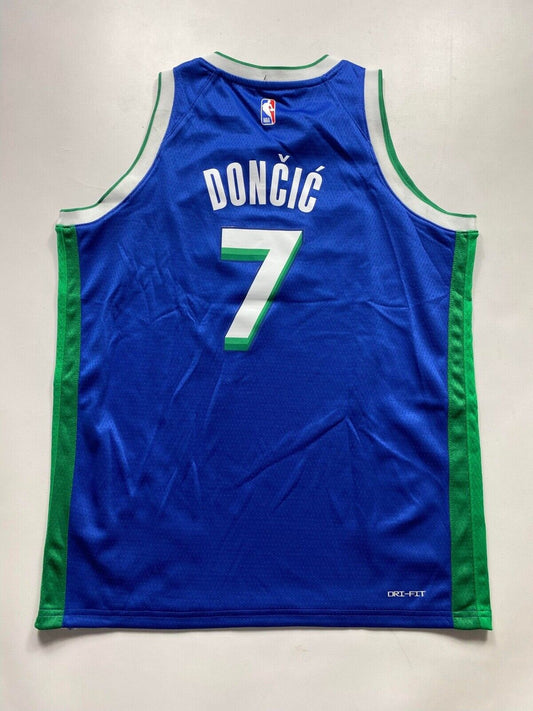 Dallas Mavericks #7 Luka Doncic NBA City Jersey - Youth Large - American Sports Jerseys